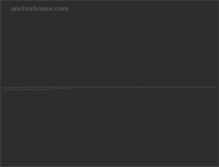 Tablet Screenshot of anchorhouse.com